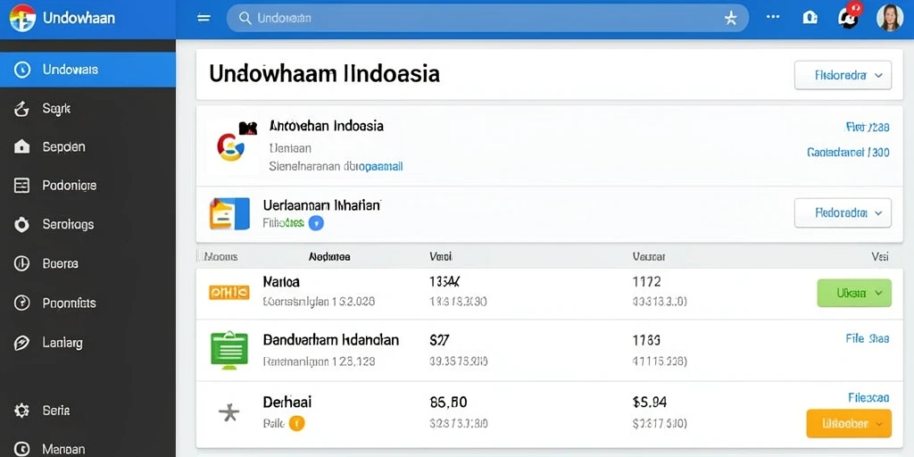 Tampilan antarmuka yang sederhana dan menarik.