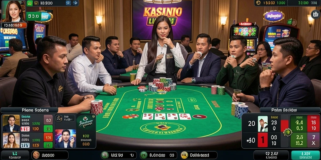 Gambar menunjukkan antarmuka utama yang menarik.