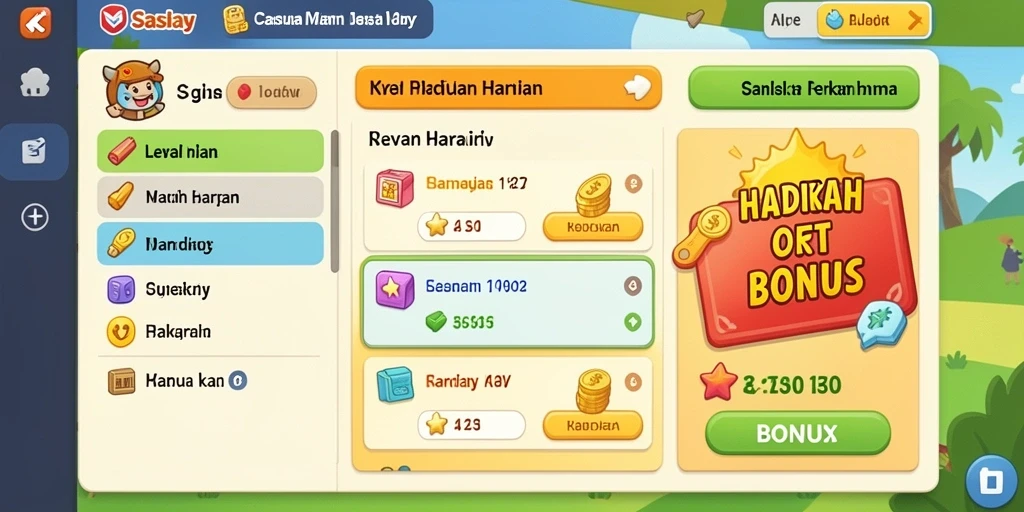 Tampilan antarmuka KKSLOT777 yang menarik dan user-friendly.