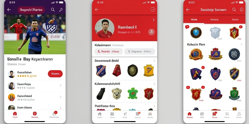 Tampilan menu utama yang menarik dan mudah dinavigasi.