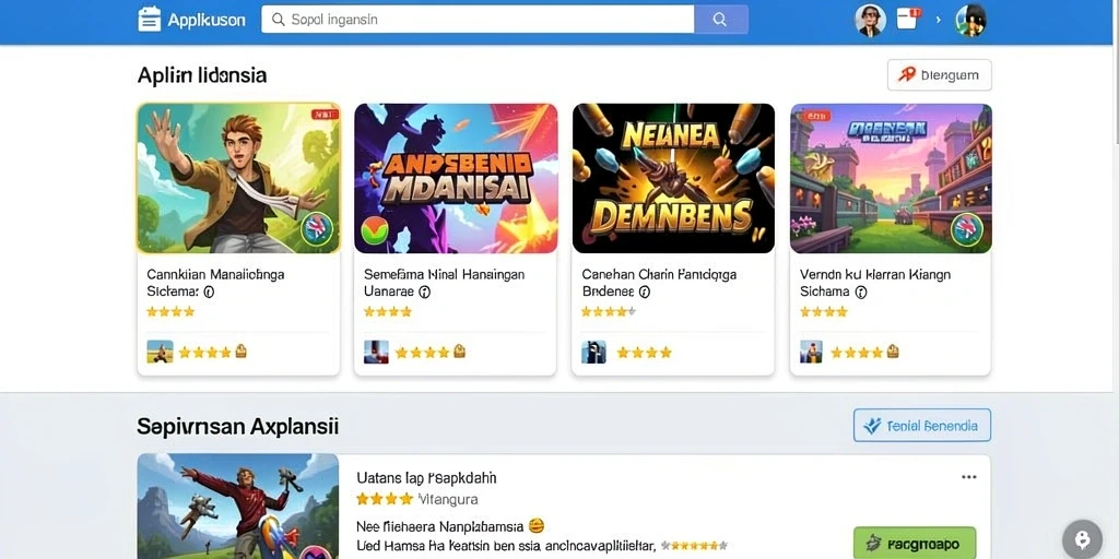 Tampilan awal yang menarik dan intuitif.