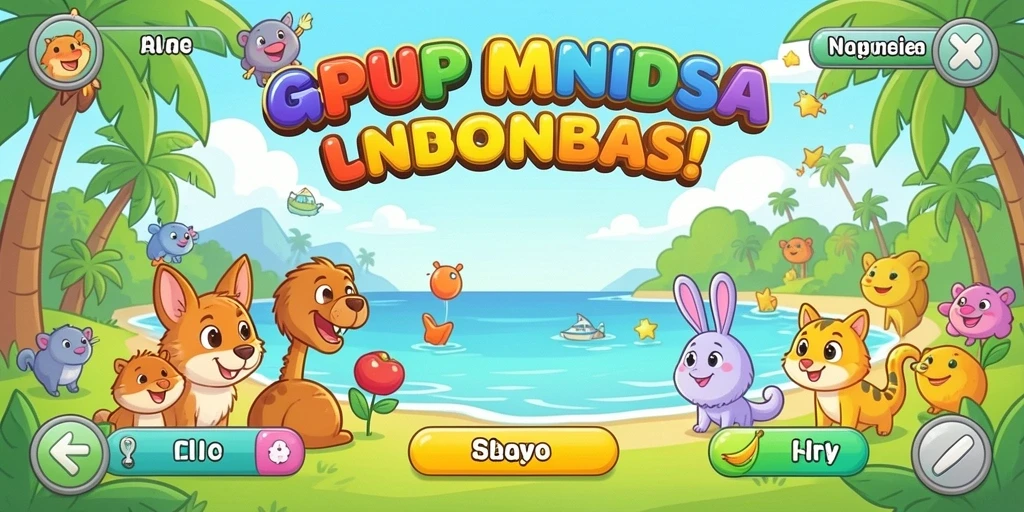 Tangkapan layar menampilkan aksi seru dalam game.