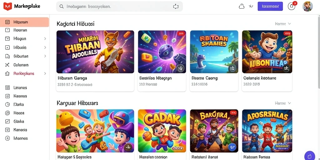 Tampilan menu utama yang menarik dan intuitif.