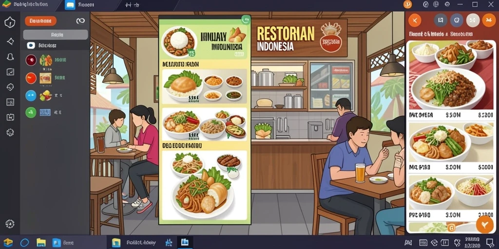 Tampilan antarmuka yang modern dan user-friendly.